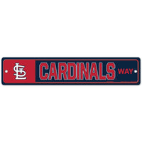 Wholesale-St. Louis Cardinals Street / Zone Sign 3.75" x 19"