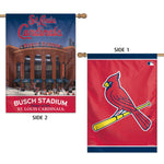 Wholesale-St. Louis Cardinals Vertical Flag 2 Sided 28" x 40"