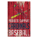 Wholesale-St. Louis Cardinals Wood Sign 11" x 17" 1/4" thick