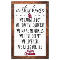 Wholesale-St. Louis Cardinals Wood Sign 11" x 17" 1/4" thick