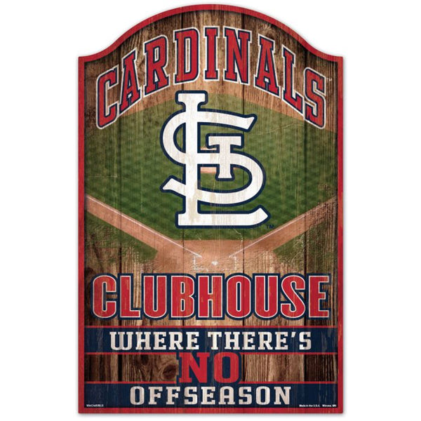 Wholesale-St. Louis Cardinals Wood Sign 11" x 17" 1/4" thick