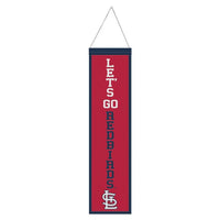 Wholesale-St. Louis Cardinals Wool Banner 8" x 32"