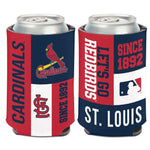 Wholesale-St. Louis Cardinals color block Can Cooler 12 oz.