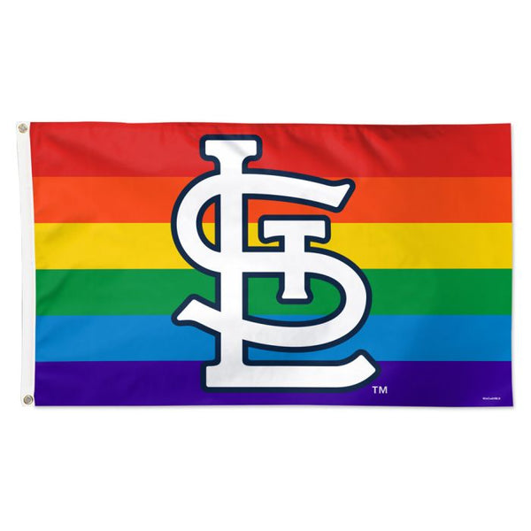 Wholesale-St. Louis Cardinals pride Flag - Deluxe 3' X 5'