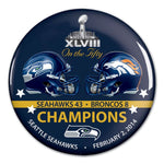 Wholesale-Super Bowl on the Fifty Seattle Seahawks Button, carded 3"