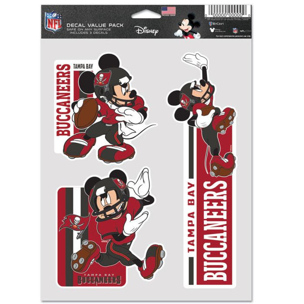 Wholesale-Tampa Bay Buccaneers / Disney Mickey Mouse Multi Use 3 Fan Pack