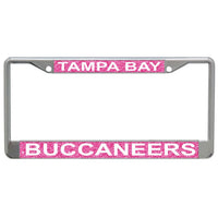 Wholesale-Tampa Bay Buccaneers GLITTER BACKGROUND Lic Plt Frame S/L Printed
