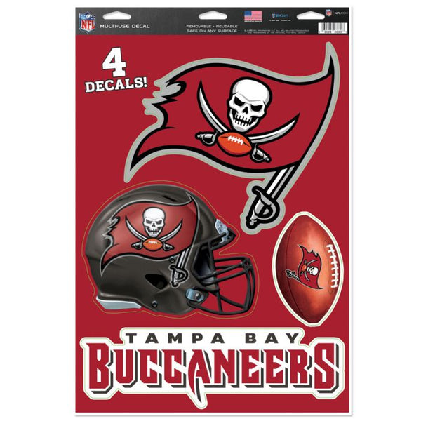 Wholesale-Tampa Bay Buccaneers Multi-Use Decal 11" x 17"