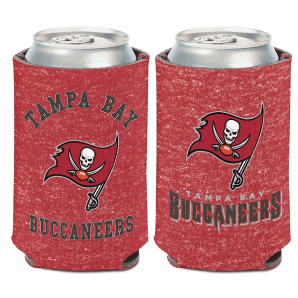 Wholesale-Tampa Bay Buccaneers Team Heathered Can Cooler 12 oz.