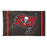 Wholesale-Tampa Bay Buccaneers Vertical Stripes Flag - Deluxe 3' X 5'