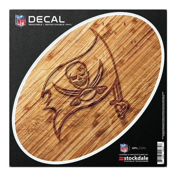 Wholesale-Tampa Bay Buccaneers WOOD All Surface Decal 6" x 6"