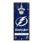 Wholesale-Tampa Bay Lightning Bottle Opener Sign 5x11