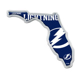 Wholesale-Tampa Bay Lightning Chrome Metal Domed Emblem