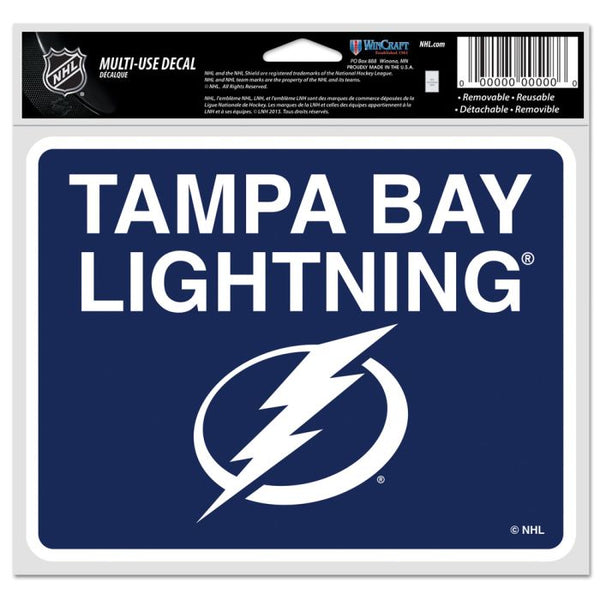 Wholesale-Tampa Bay Lightning Fan Decals 5" x 6"