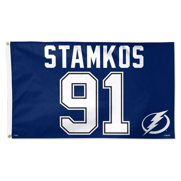 Wholesale-Tampa Bay Lightning Flag - Deluxe 3' X 5' Steven Stamkos