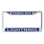 Wholesale-Tampa Bay Lightning GLITTER Lic Plt Frame S/L Printed