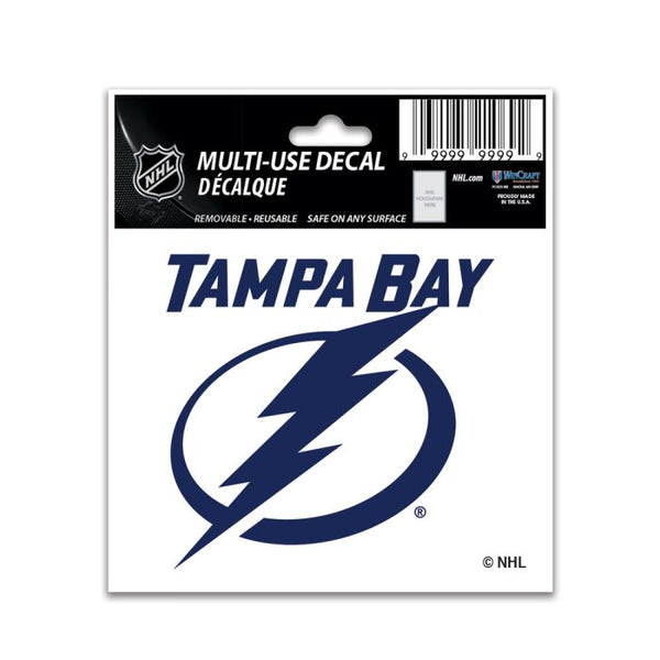 Wholesale-Tampa Bay Lightning Multi-Use Decal 3" x 4"