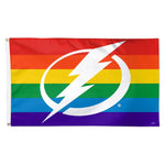 Wholesale-Tampa Bay Lightning Pride Flag - Deluxe 3' X 5'