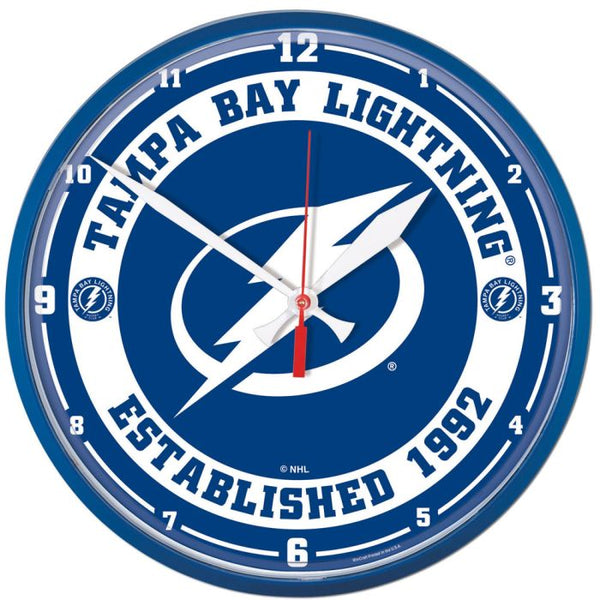 Wholesale-Tampa Bay Lightning Round Wall Clock 12.75"