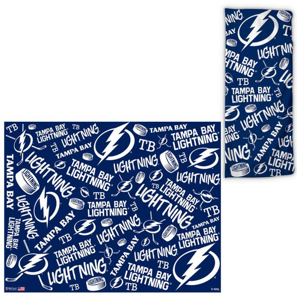 Wholesale-Tampa Bay Lightning Scatter Print Fan Wraps