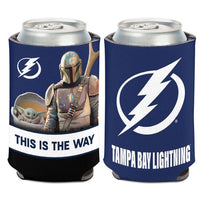 Wholesale-Tampa Bay Lightning / Star Wars Mandalorian Can Cooler 12 oz.