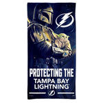 Wholesale-Tampa Bay Lightning / Star Wars Mandalorian Spectra Beach Towel 30" x 60"