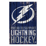 Wholesale-Tampa Bay Lightning Wood Sign 11" x 17" 1/4" thick