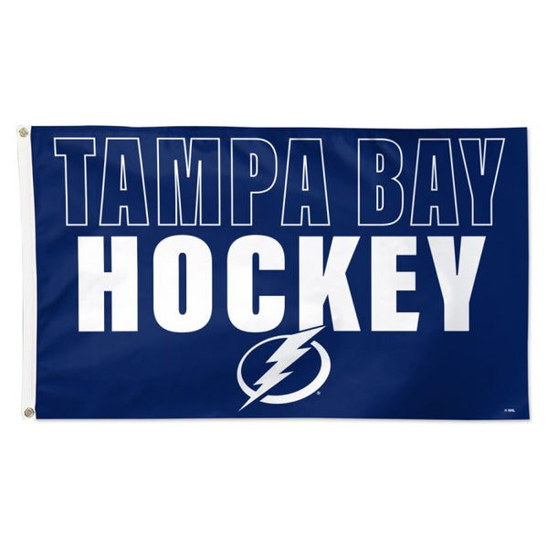 Wholesale-Tampa Bay Lightning location Flag - Deluxe 3' X 5'