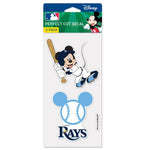 Wholesale-Tampa Bay Rays / Disney Perfect Cut Decal Set of Two 4"x4"