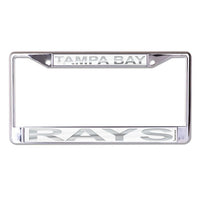 Wholesale-Tampa Bay Rays FROST Lic Plt Frame S/L Printed