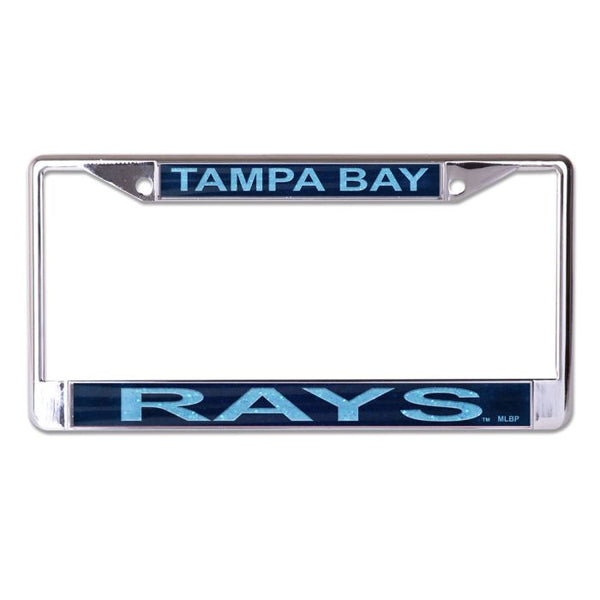 Wholesale-Tampa Bay Rays GLITTER Lic Plt Frame S/L Printed