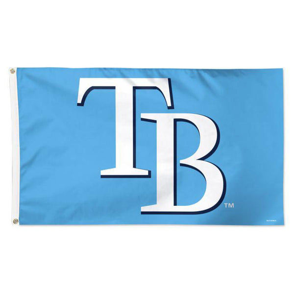 Wholesale-Tampa Bay Rays Light Blue Flag - Deluxe 3' X 5'
