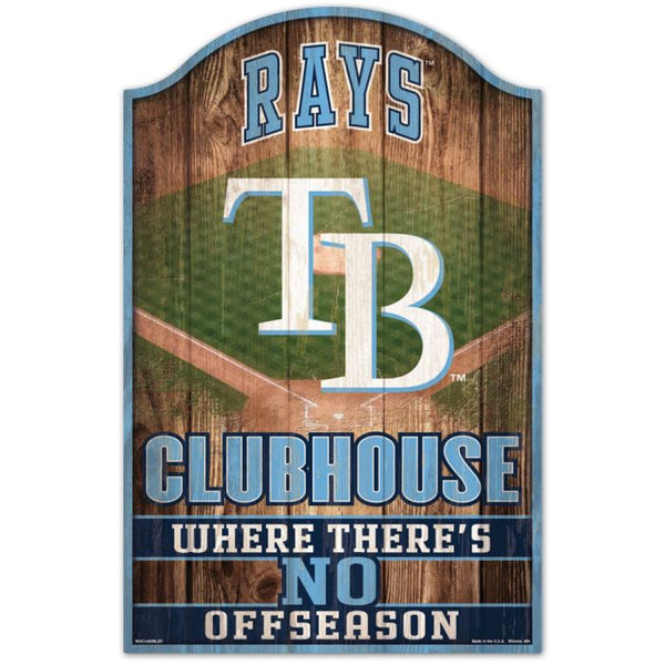 Wholesale-Tampa Bay Rays Wood Sign 11" x 17" 1/4" thick