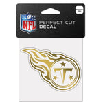 Wholesale-Tennessee Titans Gold Decal Metallic 4" x 4"