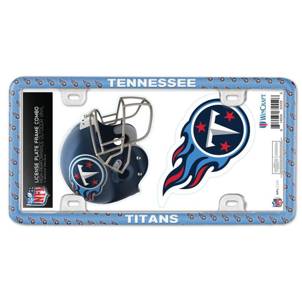 Wholesale-Tennessee Titans License Plate Thin Frame - Plastic w/Decal