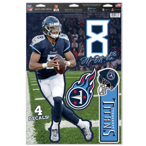 Wholesale-Tennessee Titans Multi-Use Decal 11" x 17" Marcus Mariota