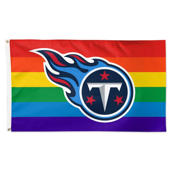Wholesale-Tennessee Titans Pride Flag - Deluxe 3' X 5'