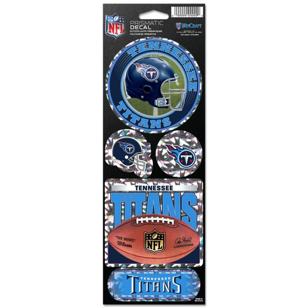 Wholesale-Tennessee Titans Prismatic Decal 4" x 11"