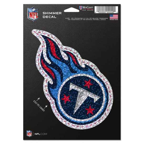Wholesale-Tennessee Titans Shimmer Decals 5" x 7"