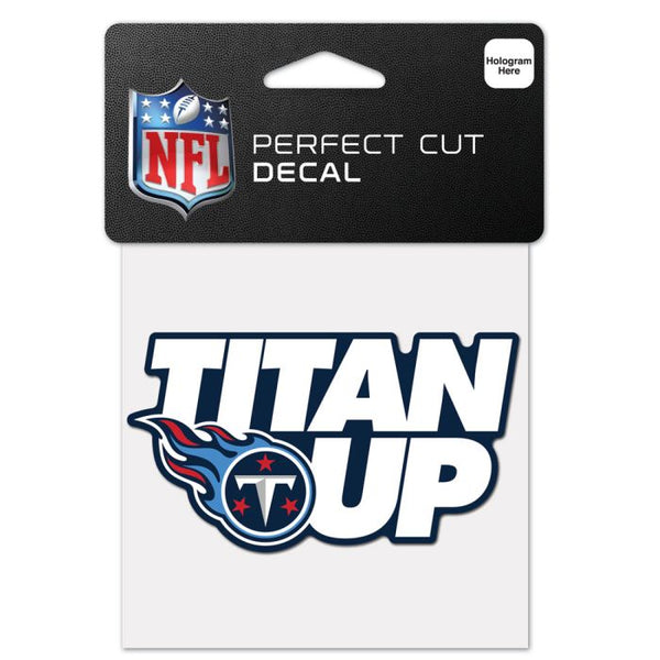 Wholesale-Tennessee Titans Slogan Perfect Cut Color Decal 4" x 4"