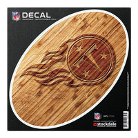 Wholesale-Tennessee Titans WOOD All Surface Decal 6" x 6"