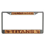 Wholesale-Tennessee Titans WOOD Lic Plt Frame S/L Printed