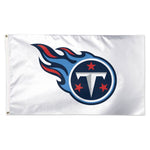 Wholesale-Tennessee Titans White Background Flag - Deluxe 3' X 5'