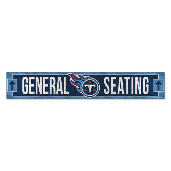 Wholesale-Tennessee Titans Wood Sign 6"x36" 3/8" thick