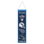 Wholesale-Tennessee Titans Wool Banner 8" x 32"