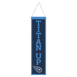 Wholesale-Tennessee Titans Wool Banner 8" x 32"