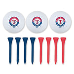 Wholesale-Texas Rangers 3 Golf Balls w/Tees