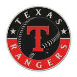 Wholesale-Texas Rangers Black / Orange Collector Enamel Pin Jewelry Card