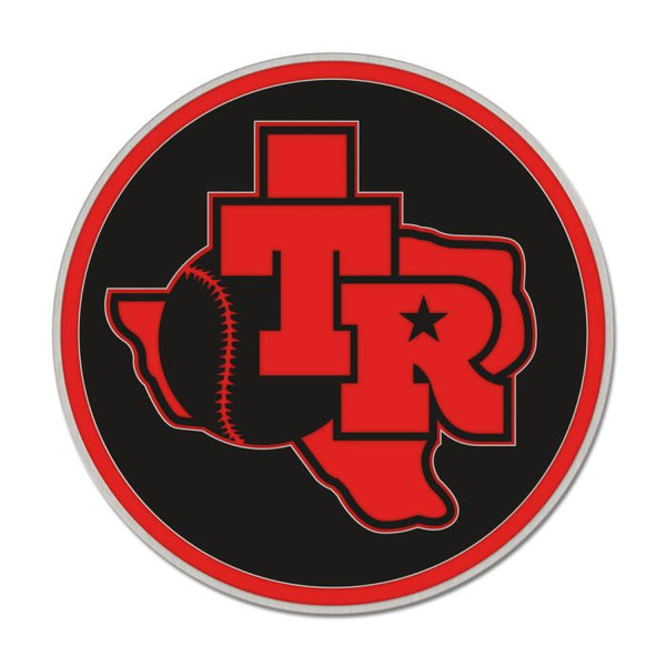 Wholesale-Texas Rangers Black / Orange Collector Enamel Pin Jewelry Card