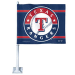 Wholesale-Texas Rangers Car Flag 11.75" x 14"